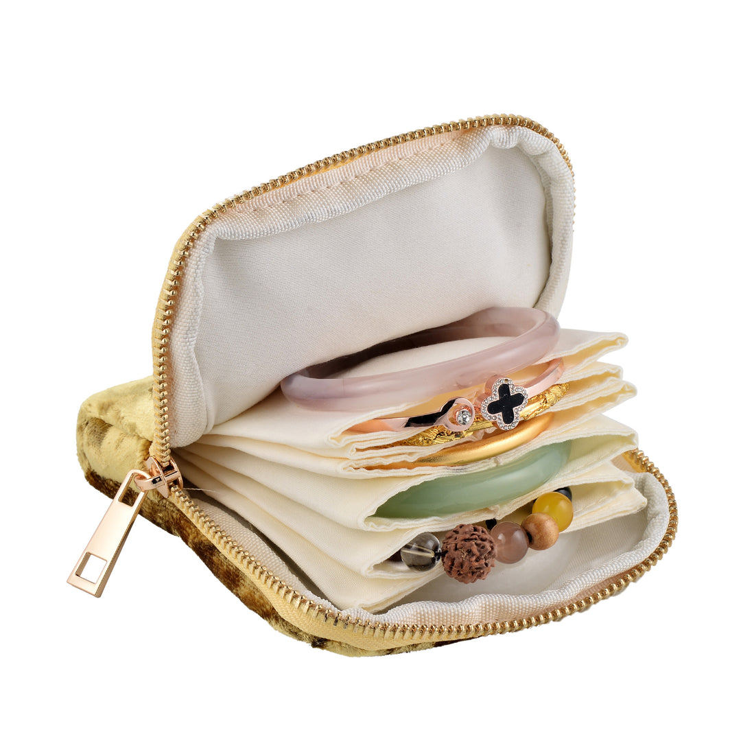 Velvet Jewelry Organizer Pouch Multiple Colors S5P789