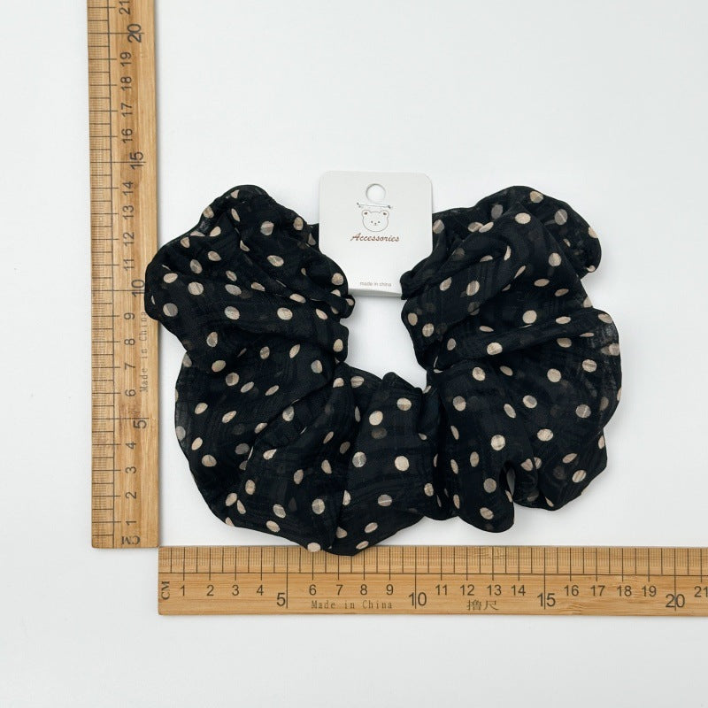 Womens Polka Dot Organza Scrunchie N6K013