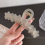 Load image into Gallery viewer, Jelly Color Flower Hair Claw Clip Women Resin N6C350