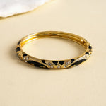 Load image into Gallery viewer, Womens Floral Rhinestone Alloy Bracelet N6K128