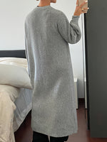 Load image into Gallery viewer, Solid Long Cardigan Elegant Casual Knit Outerwear N6H264
