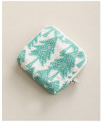 Load image into Gallery viewer, Heavy Embroidery Handmade Square Pouch Women N6C184