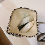Load image into Gallery viewer, Vintage Leopard Print Canvas Makeup Bag Zipper Pouch N6F105