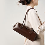 Load image into Gallery viewer, Women's Genuine Leather Baguette Shoulder Bag N6J120