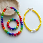 Load image into Gallery viewer, Dopamine Acrylic Pearl Geometric Choker Necklace N6H102