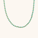 Load image into Gallery viewer, Bohemian Enamel Bead Chain Steel Gold Plated S5P225
