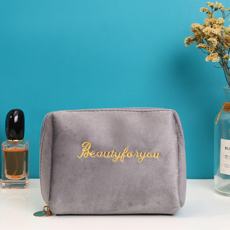 Retro Velvet Brush Pouch Women N6B132