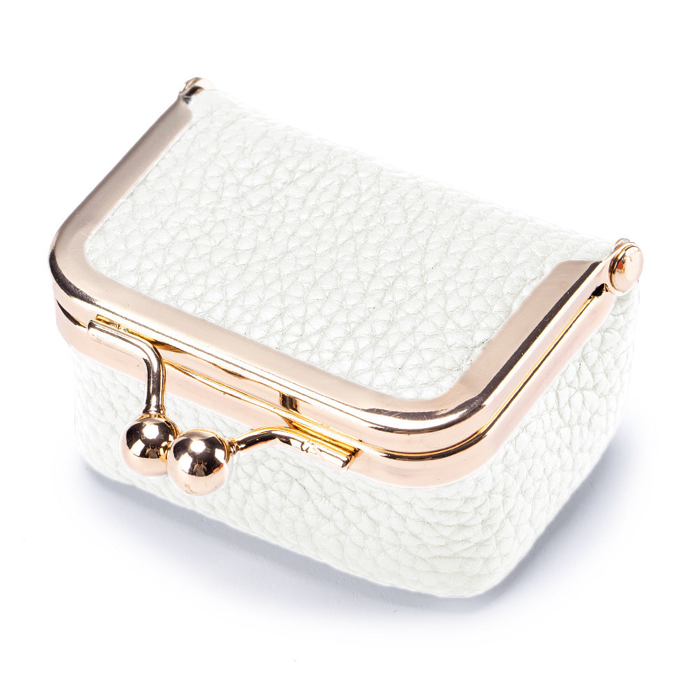 Genuine Leather Mini Coin Purse Jewelry Pouch N6B191