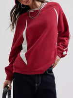 Load image into Gallery viewer, ContrastDesign Hoodie MidWeight Black Red N5A149
