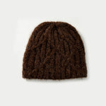 Load image into Gallery viewer, Women's Wool Blend Cable Knit Beanie N6J107