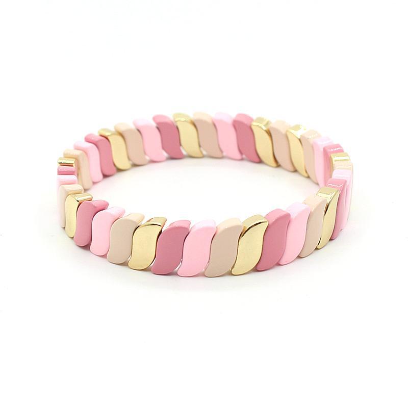 Bohemian Enamel DIY Strand Irregular Bead S5P261
