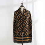 Load image into Gallery viewer, Double Sided Printed Faux Cashmere Wrap  M5A227