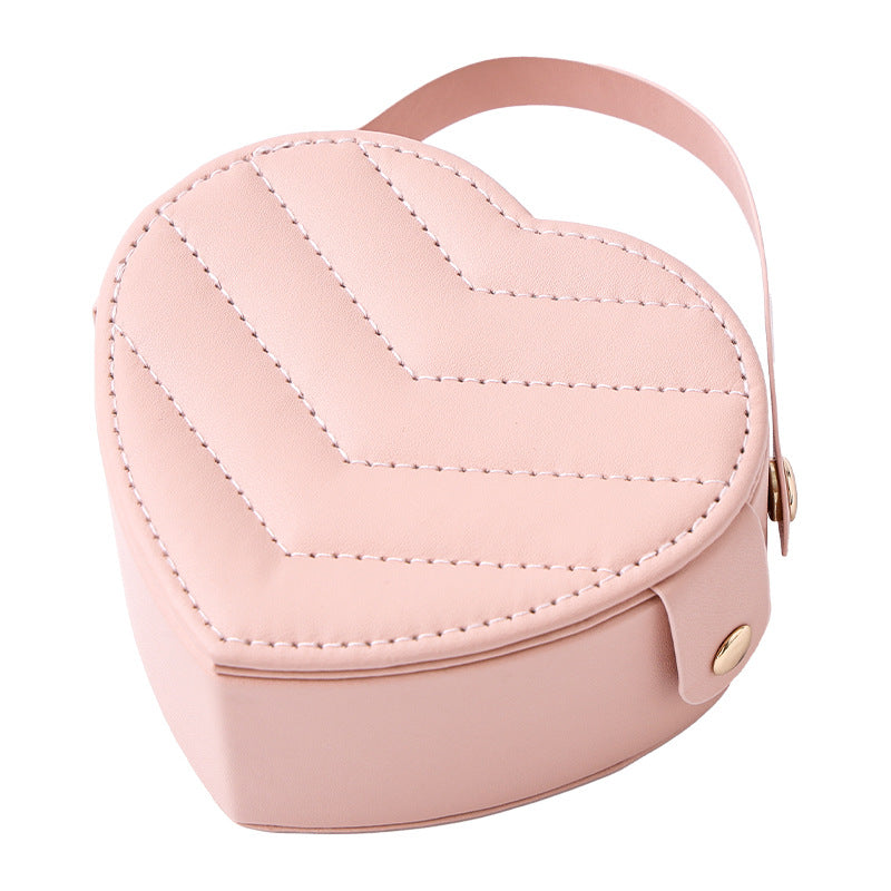 Leather Jewelry Gift Box Women Anniversary Keepsake S5P753