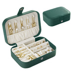 Load image into Gallery viewer, Compact Travel Jewelry Case PU Leather Construction S5P454
