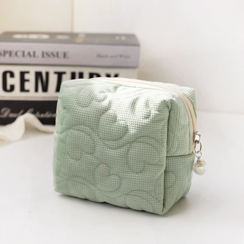 Womens Heart Design Polyester Cosmetic Bag N6K121