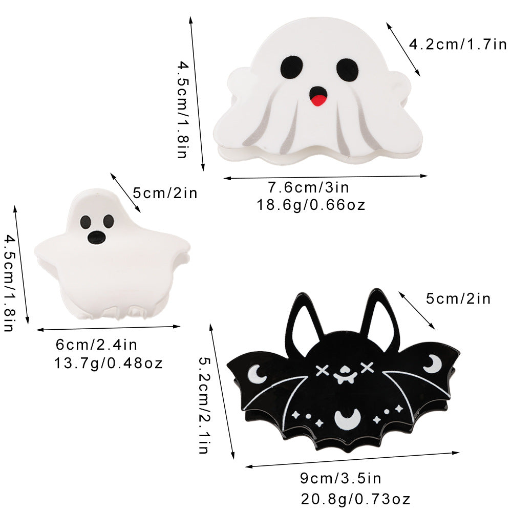 Halloween Cartoon Hair Claw Clip Set S5P518