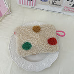 Load image into Gallery viewer, Plush Heart Coin Purse Makeup Bag Key Wallet S5P869