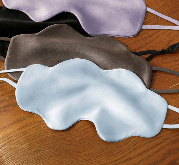 Silk Sleep Eye Mask Women Contoured Cloud Shape S5P820