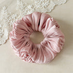 Load image into Gallery viewer, Gentle Ruched Bloom Scrunchie Women N6D007