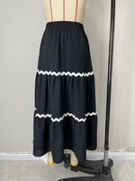 Load image into Gallery viewer, Ruffle Hem Boho Maxi Skirt Women N6C254