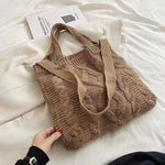 Load image into Gallery viewer, Women's Woven Polyester Vintage Tote Bag N6J164
