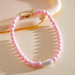Load image into Gallery viewer, Womens Colorful Acrylic Beaded Necklace N6K185