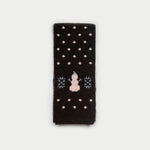 Load image into Gallery viewer, Womens Wool Blend Snowman Polka Dot Jacquard Knit Scarf N6K242