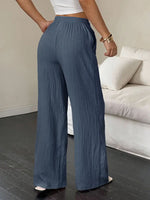 Load image into Gallery viewer, Textured Straight Leg Pants Women N6D147