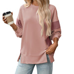Load image into Gallery viewer, Block Color Crew Sweater Relaxed Mid Weight N5Z310
