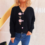 Load image into Gallery viewer, 3D Floral V Cardigan Lightweight Options N5Z967
