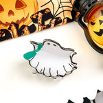 Load image into Gallery viewer, Halloween Ghost Pumpkin Acrylic Claw Clip S5P539