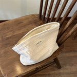 Load image into Gallery viewer, Wheat Weave Horizontal Zipper Pouch Polyester Canvas S5P357