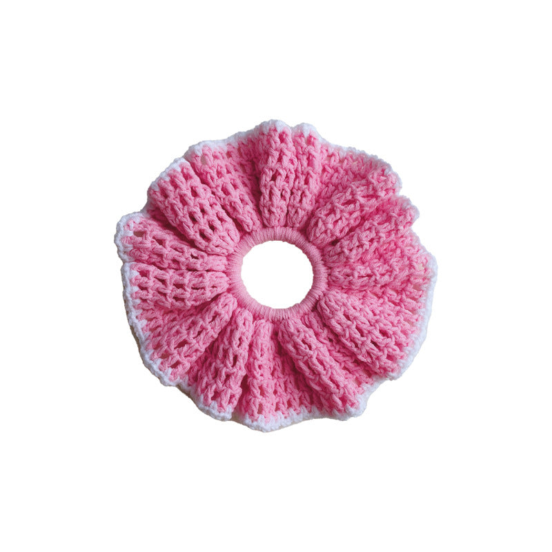 Soft Knit Polyester Continuous Loop Hair Tie S5P436