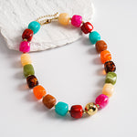 Load image into Gallery viewer, Oversized Acrylic Ombre Geometric Choker Artistic N6H060