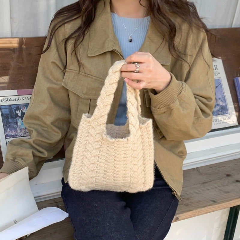 Women's Knitted Woven Handbag N6J138