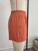 Load image into Gallery viewer, High Waist Casual Linen Shorts Women Dual Pocket N6F238