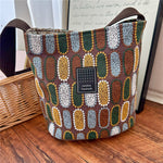 Load image into Gallery viewer, Handmade Embroidered Easter Egg Bucket Bag Shoulder N6F123
