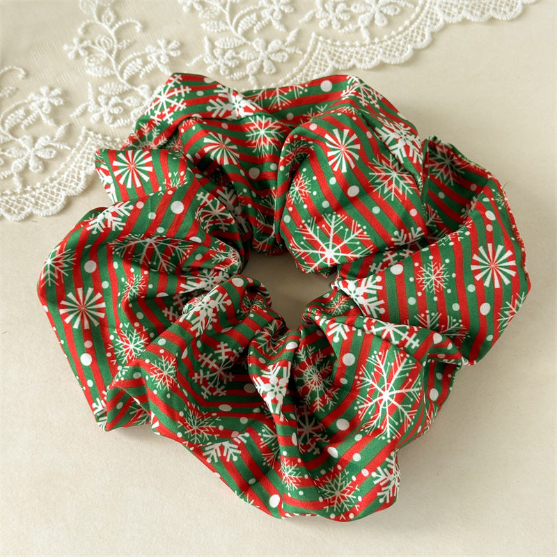 Womens Christmas Large Scrunchie N6K007