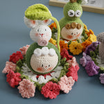 Load image into Gallery viewer, Handmade Crochet Lily of Valley Coaster Bag Charm N6G034