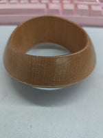 Load image into Gallery viewer, Wood Grain Circle Bangle Handcrafted Vintage Jewelry S5P032