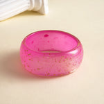 Load image into Gallery viewer, Womens Iridescent Marbled Round Resin Bracelet N6K151
