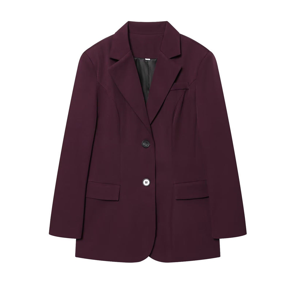 Slim Fit Blazer Women Office N6C117