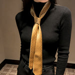 Load image into Gallery viewer, Vintage Polka Dot Embroidered Scarf Belt Necktie N6G231