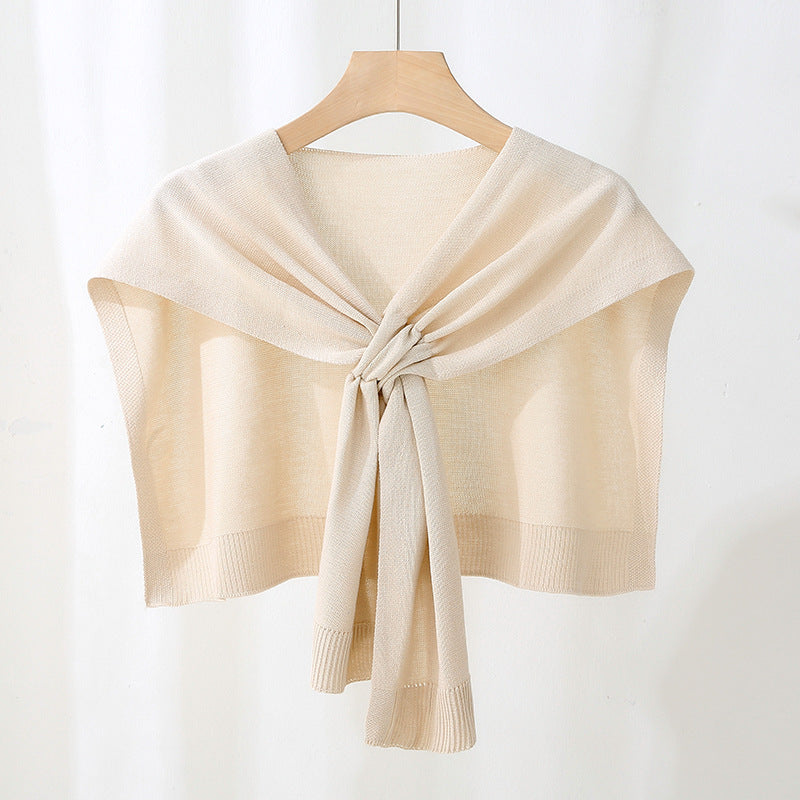 Knit Draping Shawl Lightweight M5A243