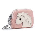 Load image into Gallery viewer, Women's Top-Grain Leather Horse Coin Purse N6J235