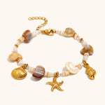 Load image into Gallery viewer, Starfish Chain Steel 18K Plated Oceanic Vintage S5P117