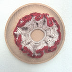 Load image into Gallery viewer, Handcrafted Ruffled Yarn Ponytail Hair Tie S5P428