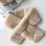 Load image into Gallery viewer, Unisex Plush Crossed Neck Warmer Scarf N6J130