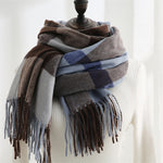 Load image into Gallery viewer, Heavyweight Thermal Shawl in Multiple Colors M5A225