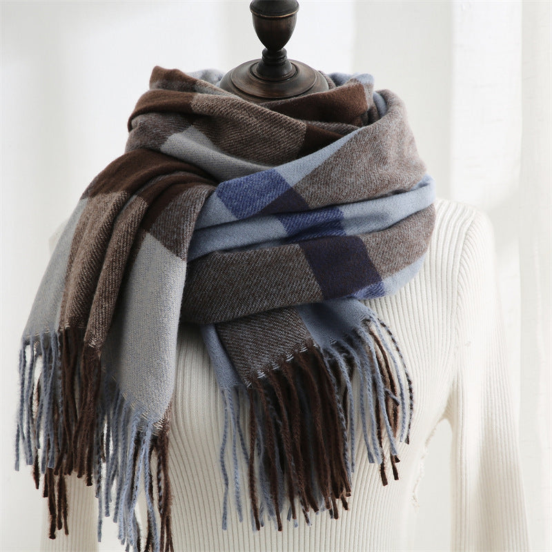 Heavyweight Thermal Shawl in Multiple Colors M5A225
